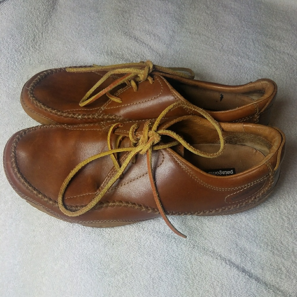 Vtg Patagonia Skywalk leather Cedar brown shoes